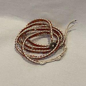 Chan Luu beaded wrap bracelet.